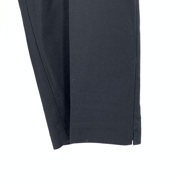 J. Jill Cropped Pants Womens Size 12P Black Elastic Waist Cotton Blend - Picture 4 of 6